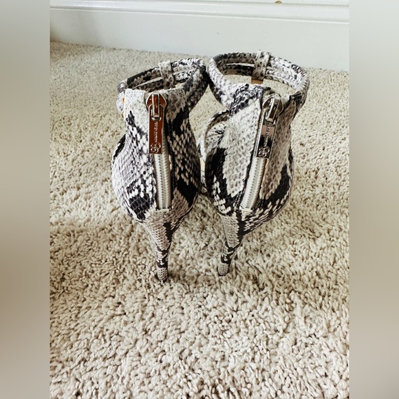 Jessica Simpson Solena Mojito Snakeskin Dress Sandals Size 8.5 NWOB - Picture 12 of 14